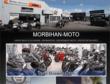 Tablet Screenshot of morbihan-moto.com